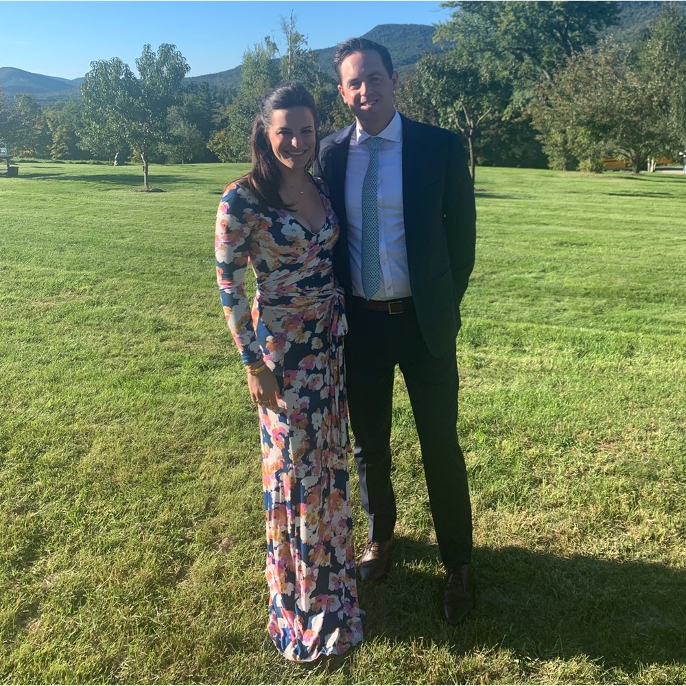 Yumi Kim Floral Jersey long sleeve maxi dress
